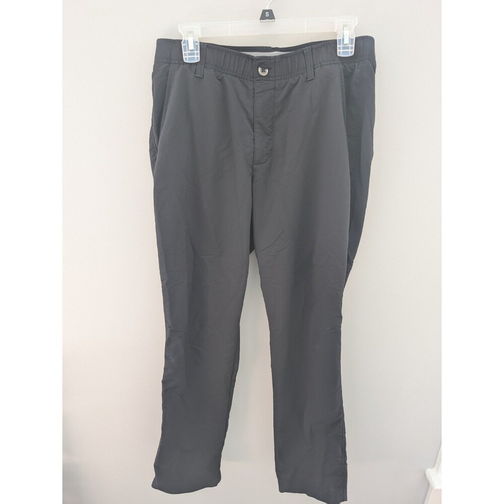 Under Armour Men's Match Play Golf Pants 34x32 Black Straight Leg Style 1342263